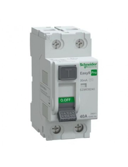 Schneider Kaçak Akım Koruma Rölesi, Easy9 Pro, AC Tipi, 30mA, 2-Kutup, 40A