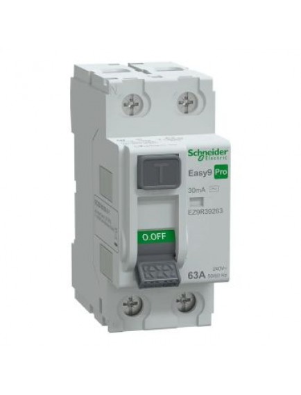Schneider Kaçak Akım Koruma Rölesi, Easy9 Pro, AC Tipi, 30mA, 2-Kutup, 63A