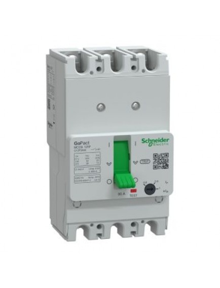 Schneider GoPact MCCB 125F 3P3D 80A Ayar Sahalı