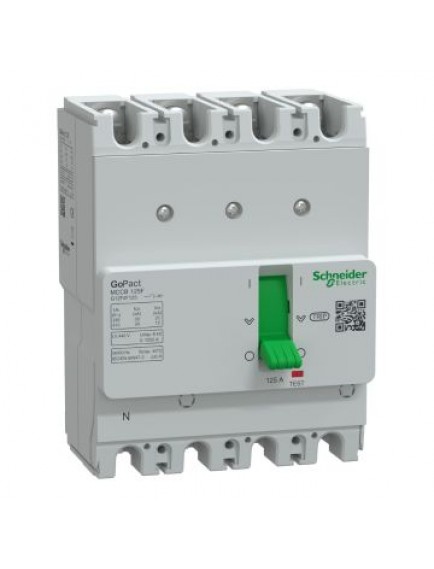 Schneider GoPact MCCB 125F 4P4D 125A Sabit