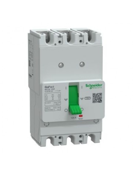 Schneider GoPact Şalter 125F 30kA AC 3P3D 125A Sabit
