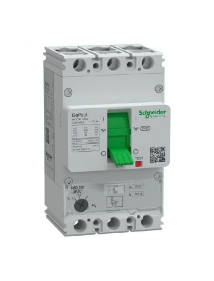 Schneider GoPact Şalter 200B, 3P3D 36kA AC 63A TMD Ayar Sahalı