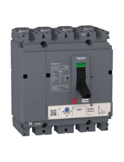 Schneider Easypact CVS - CVS100F TM63D devre kesici - 4P/3d