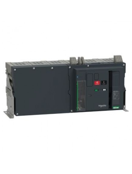 Schneider Devre Kesici, MasterPacT MTZ3 50H1 Sabit, 3P, 5000A, 100KA/440VAC, MicroLogic 2.0E Aktif, Manuel