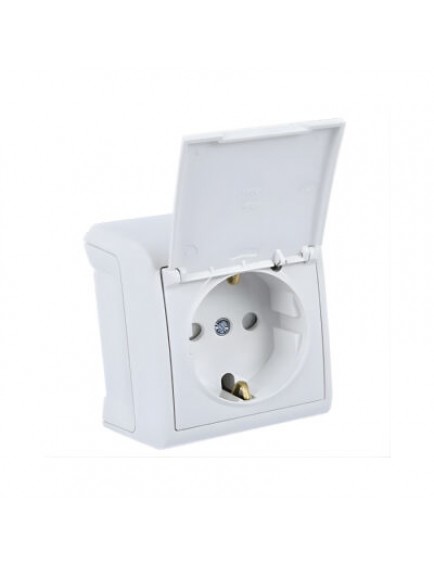 Vera Beyaz Kapaklı Topraklı Priz (Çocuk Korumalı) 90681012