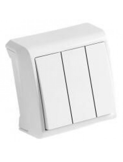 Viko Vera Beyaz Üçlü Anahtar 90681068