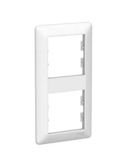 Schneider Asfora EM İkili Dikey Çerçeve Beyaz