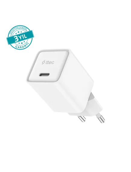 ttec SmartCharger 20W PD GAN Seyahat Hızlı Şarj Aleti