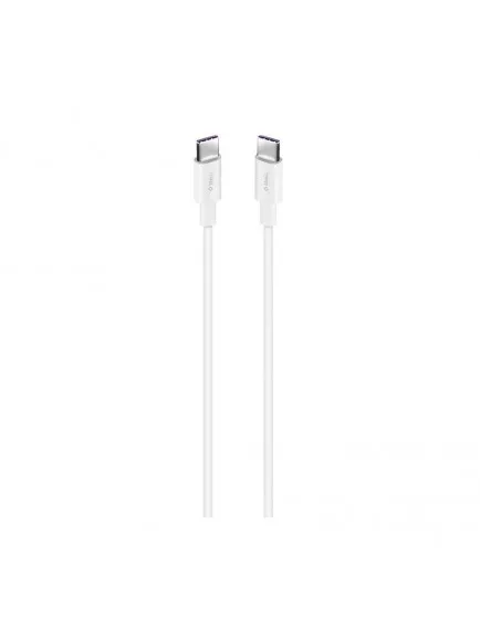 ttec USB-C - USB-C 200cm 60W PD/QC Hızlı Şarj/Data Kablosu Beyaz Beyaz