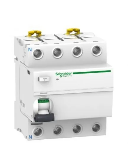 Schneider Kaçak Akım Koruma Rölesi, Acti9, A-SI Tipi, 300 mA, 4-Kutup, 100A