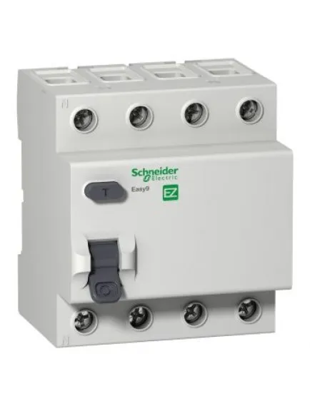 Schneider Kaçak Akım Koruma Rölesi, Easy9, AC Tipi, 30mA, 4-Kutup, 25A