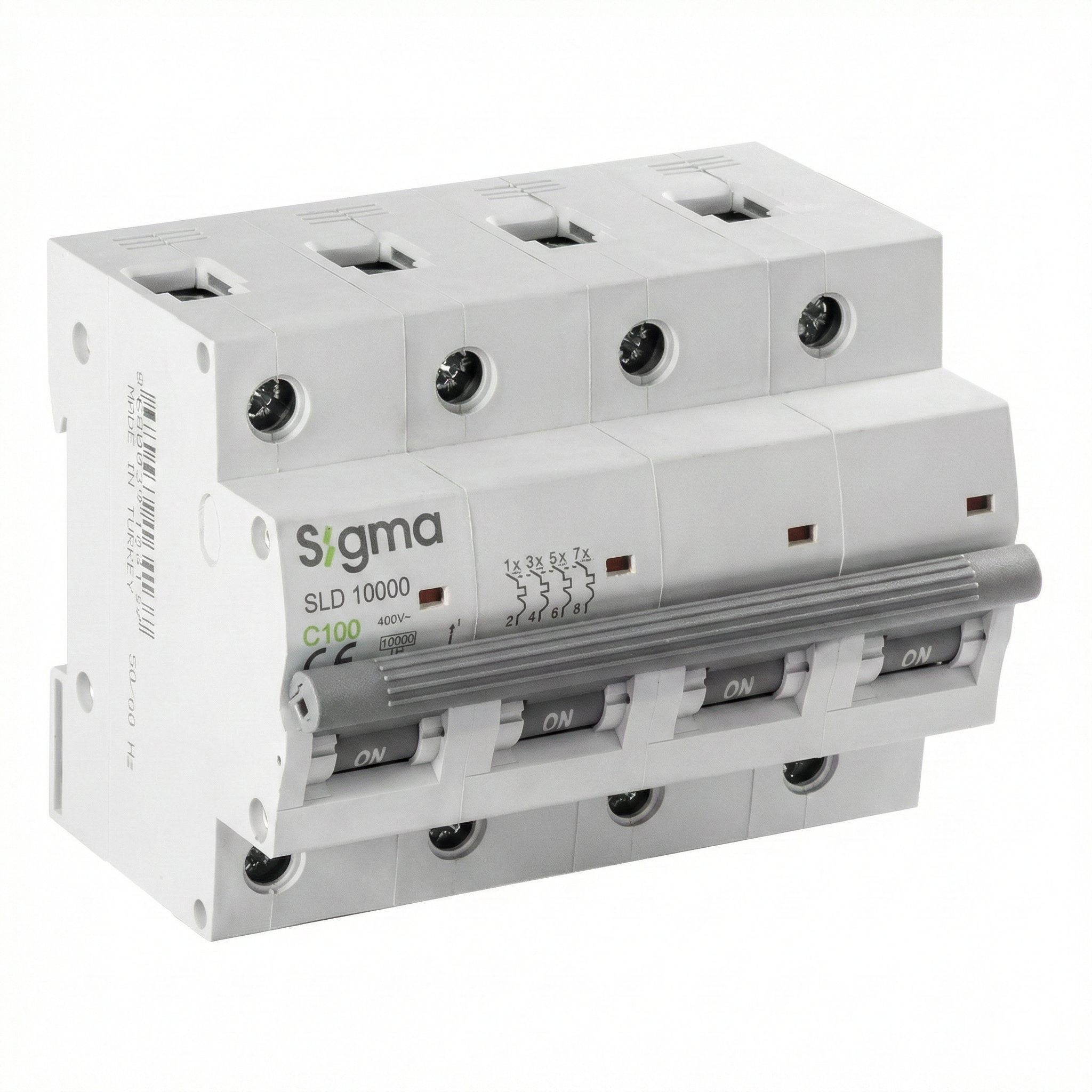 Sigma 4P 10kA SLD 10000 Trifaze + Nötr Yüksek Akım S...