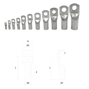Çetinkaya ÇP 4909-1 150mm² Seri Sıkmalı Kablo Pabucu...