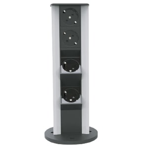 Çetinkaya P04 16 01 Kule Tipi Bürotik Blok Fırçalı Priz K...