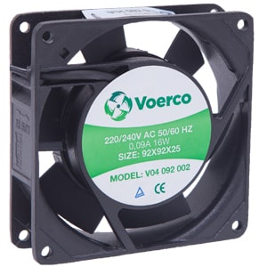 Çetinkaya V04 092 002 Pro Kompak AC Fan 92x92x25mm 2...