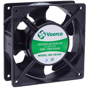 Çetinkaya V04 120 002 Pro Kompak AC Fan 120x120x25 B...