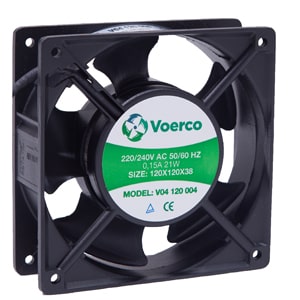 Çetinkaya V04 120 005 Pro Kompak AC/DC Fan 120x120x3...