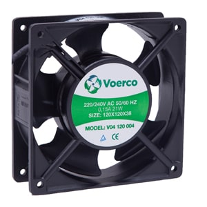 Çetinkaya V04 120 009 Pro Kompak AC Fan 120x120x38mm Rulm...