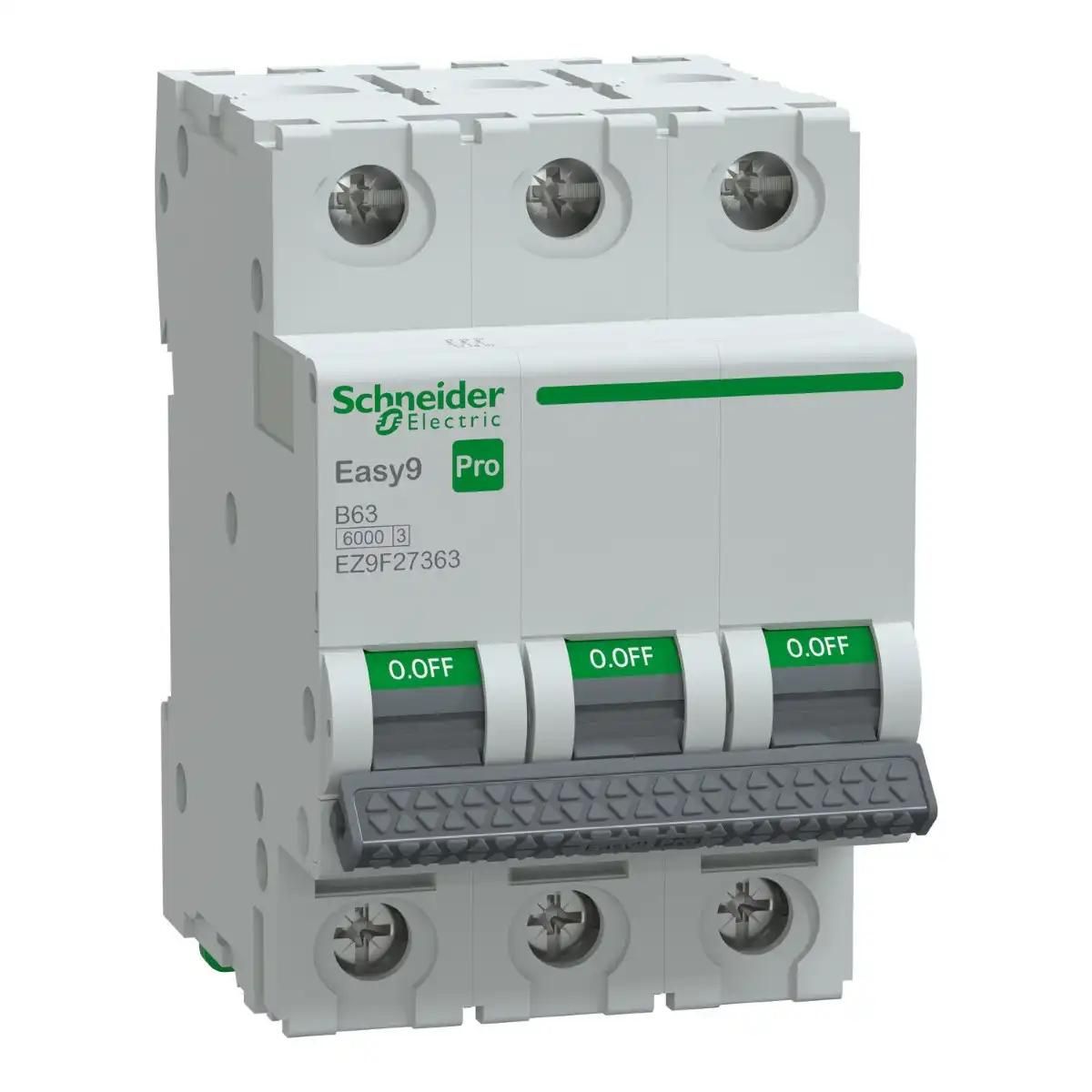 Schneider Easy9 Pro Otomatik Sigorta 6kA B-Eğrisi 3 Kutup...