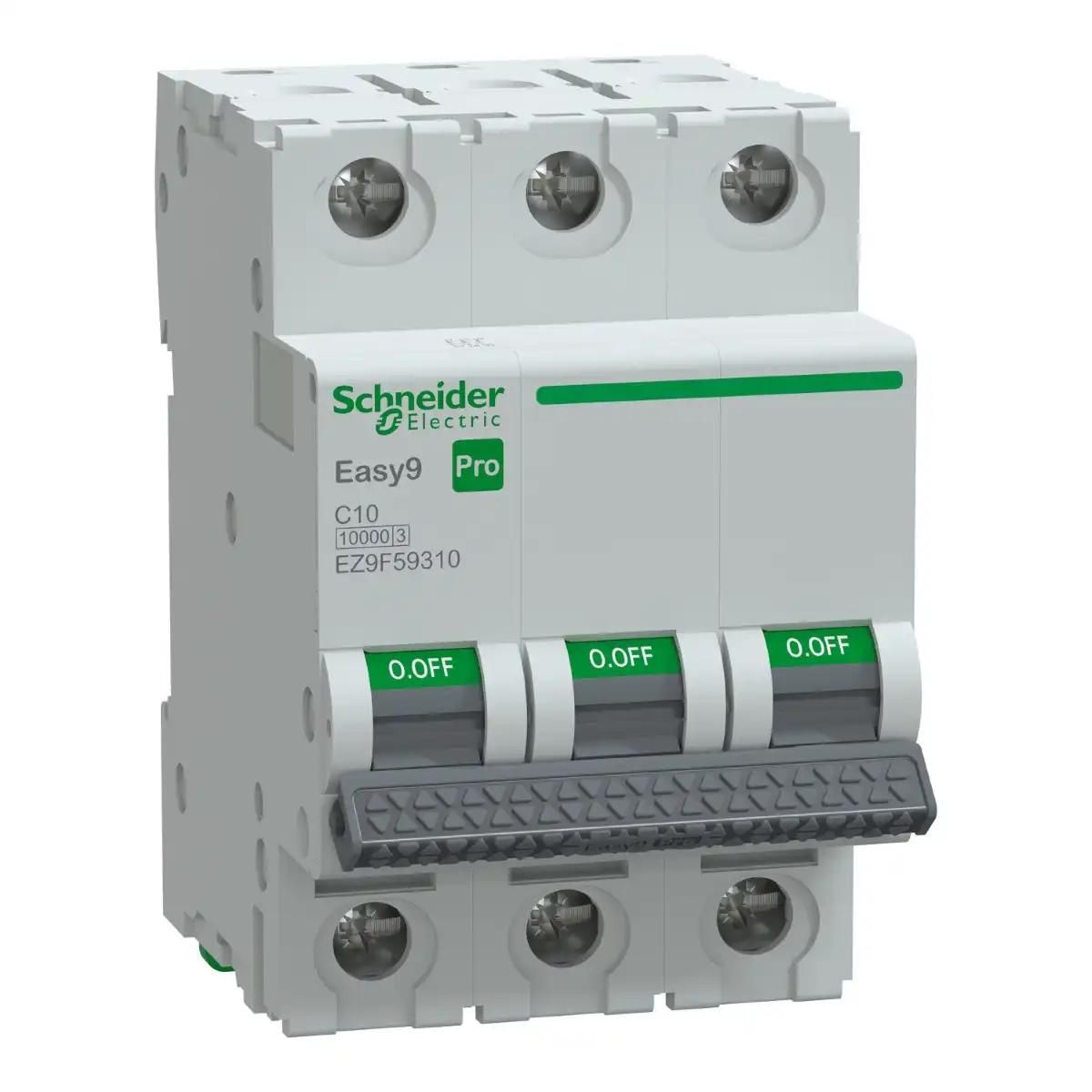 Schneider Easy9 Pro Otomatik Sigorta 3P 10A, C-Eğris...