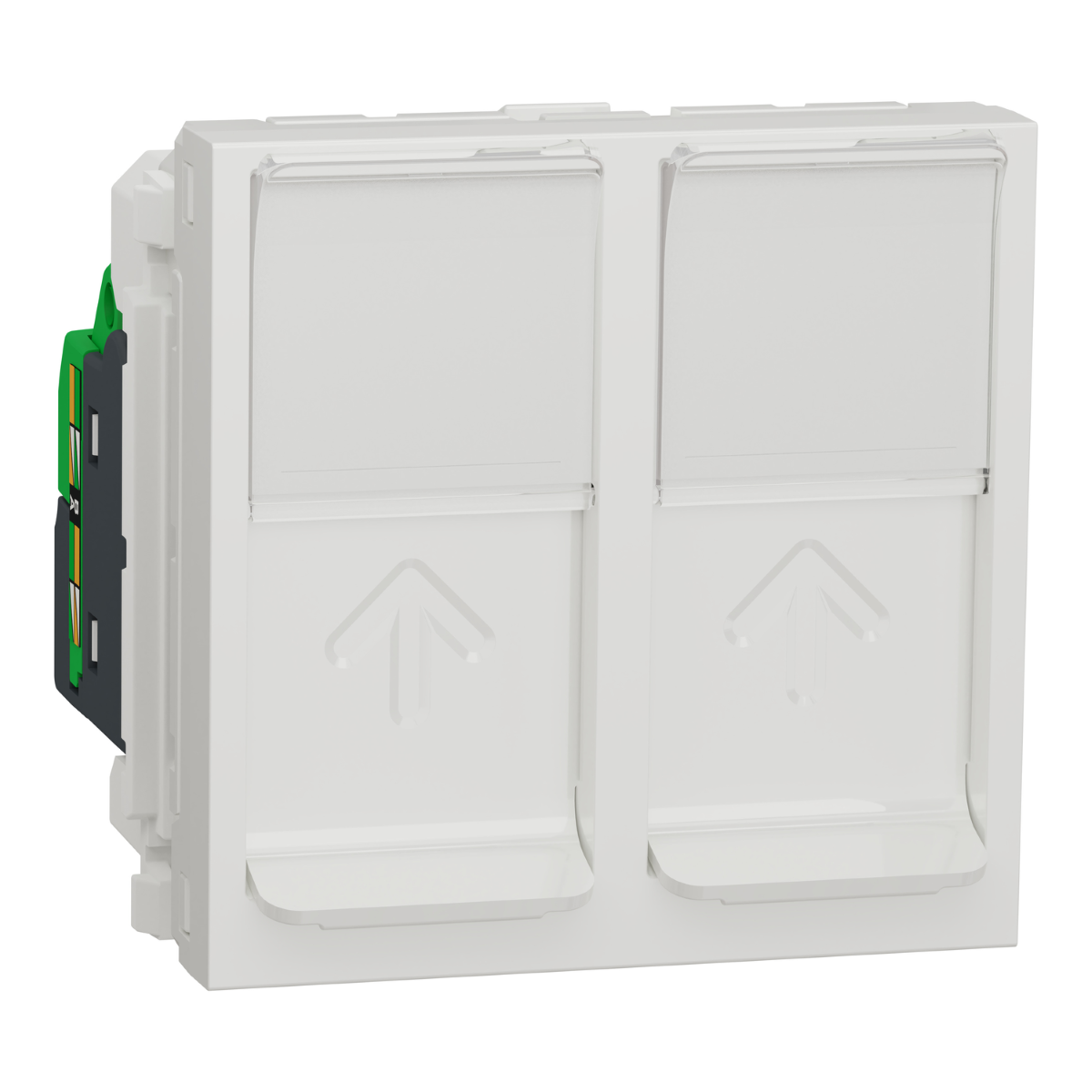 Schneider Yeni Unica 2xRJ45 Cat5e UTP Data Prizi, 2 Modül...