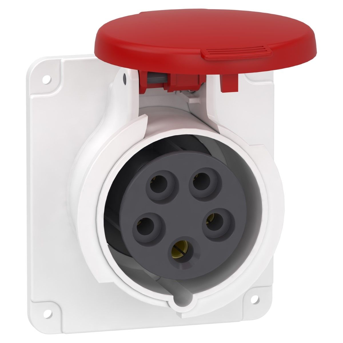 Schneider PratiKa Düz Makina Prizi - Vidalı - 5x16A - 3P+...
