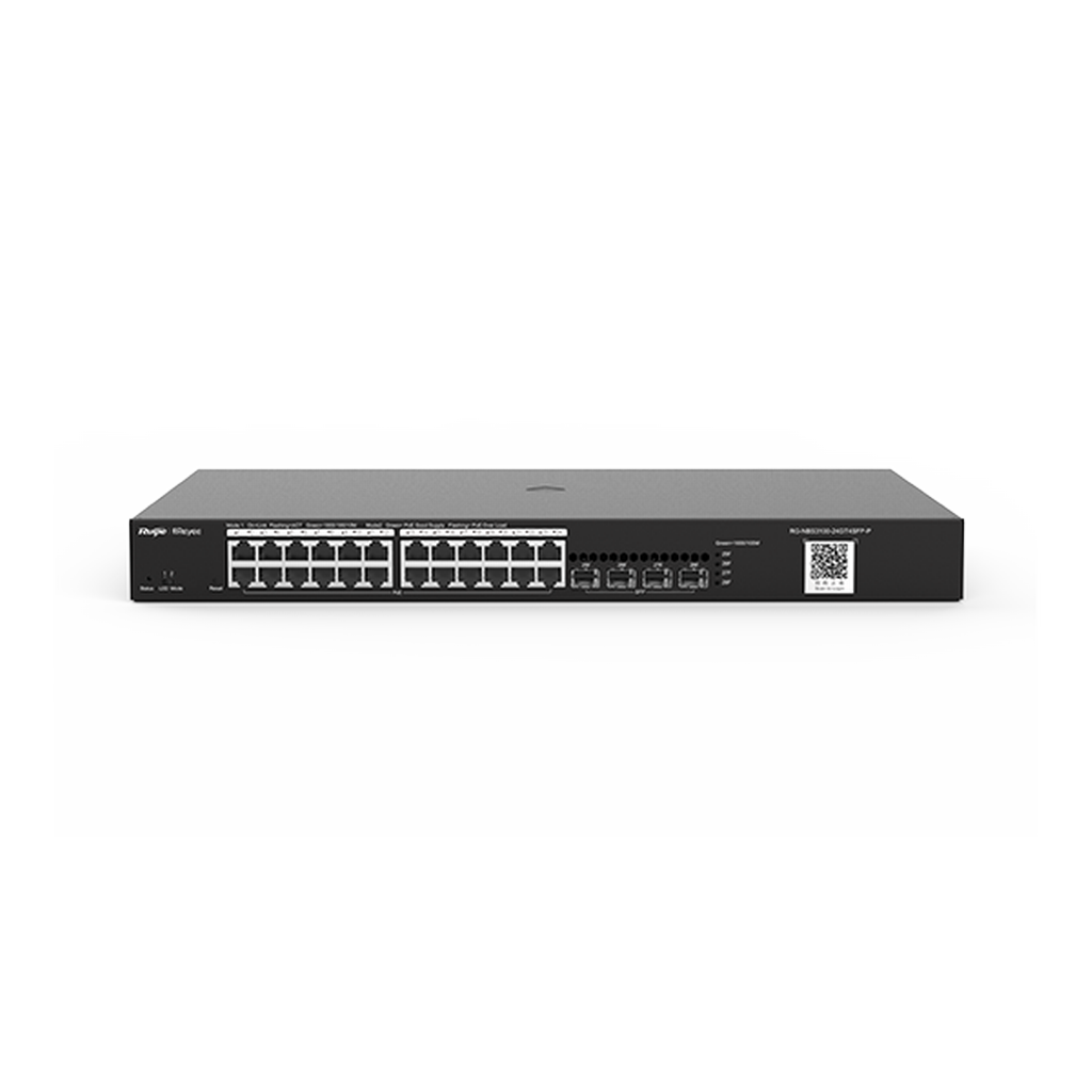 Reyee RG-NBS3100-24GT4SFP-P-V2 24 Portlu, 10/100/100...