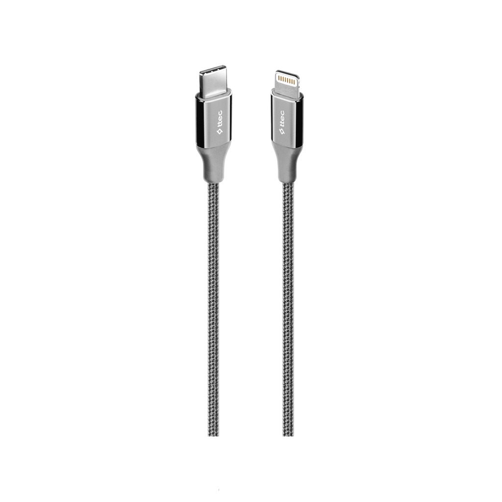 ttec AlumiCable USB-C - Lightning Hızlı Şarj Kablosu...