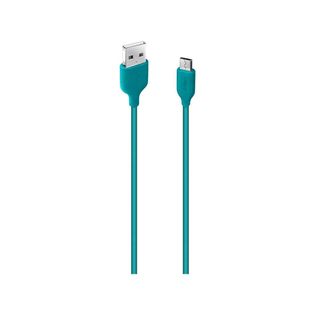 ttec USB-A - Micro USB Kablosu-- Turkuaz