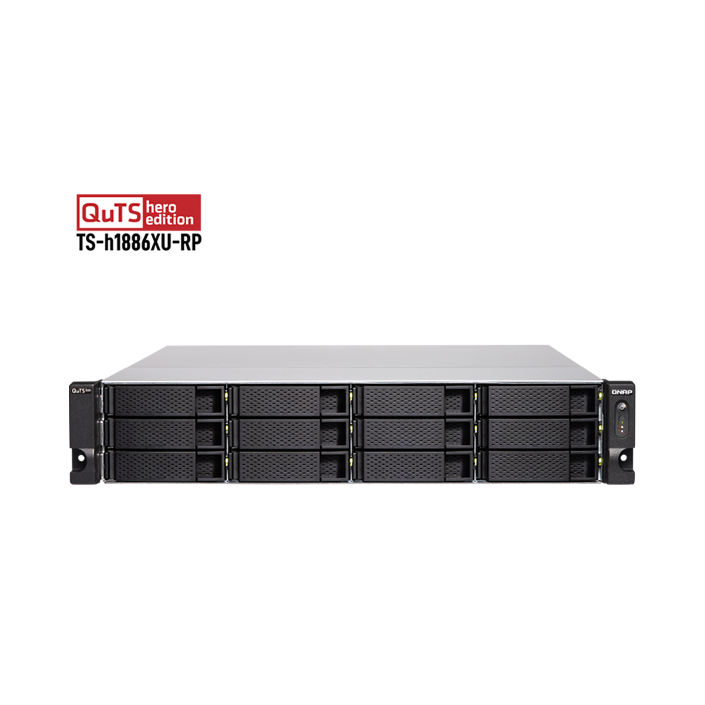 QNAP TS-h1886XU-RP-R2-D1622-32GB RAM 18 Hdd Yuvalı R...