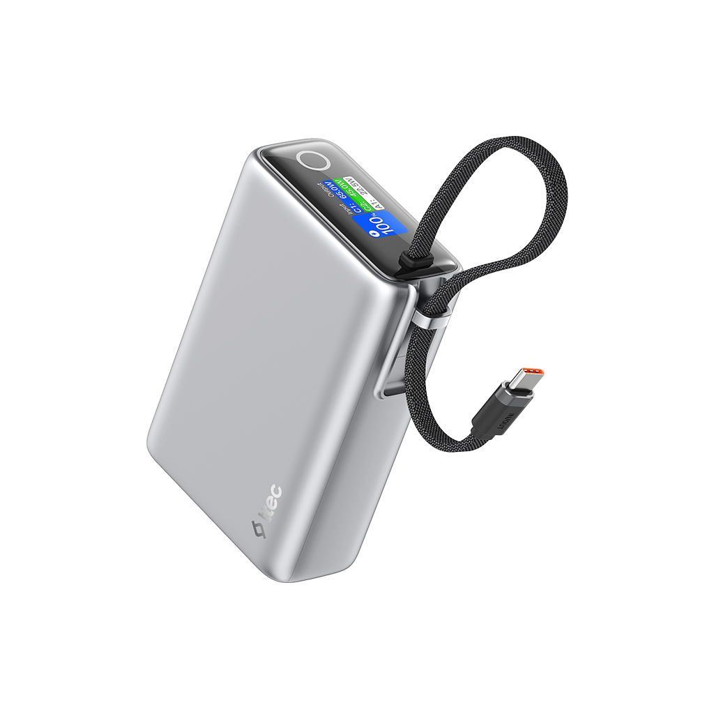 ttec ReCharger Pro Max TFT 20.000mAh PD 65W USB-C Da...