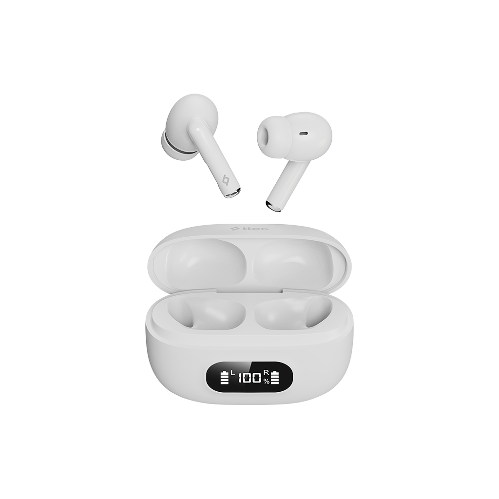 ttec AirBeat Pro Lite ANC LCD Göstergeli Gerçek Kabl...