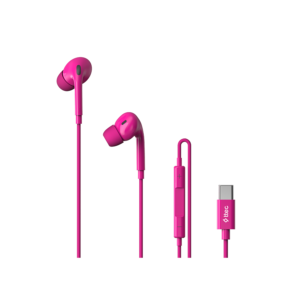 ttec Pop Fit USB-C Stereo Mikrofonlu Kulakiçi Kablol...