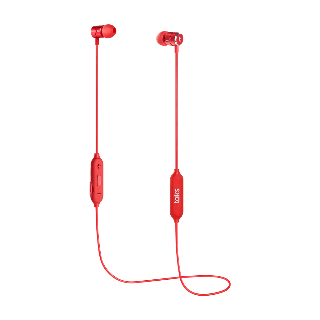 Taks BE01 Kablosuz Bluetooth Kulaklık Kırmızı