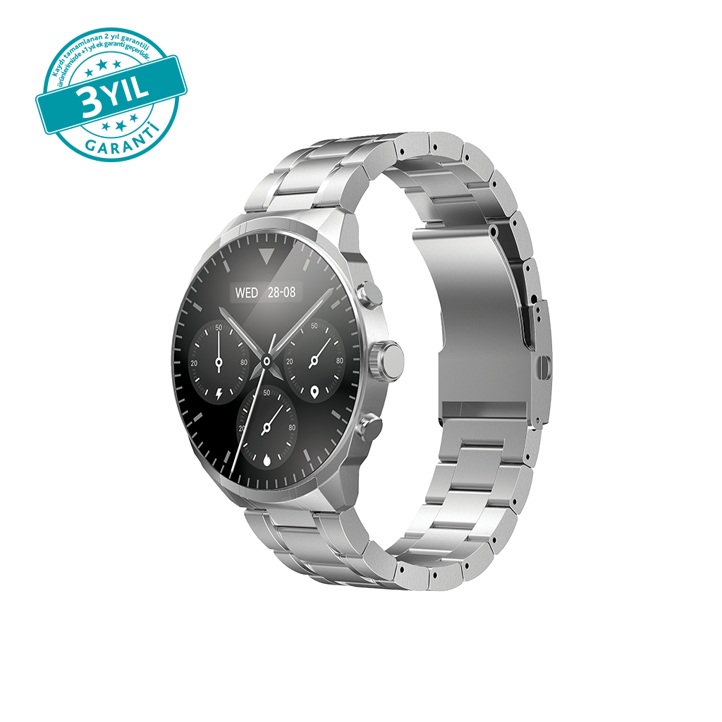 ttec Tempus Pro S   45 mm AMOLED Ekranlı Yuvarlak Me...
