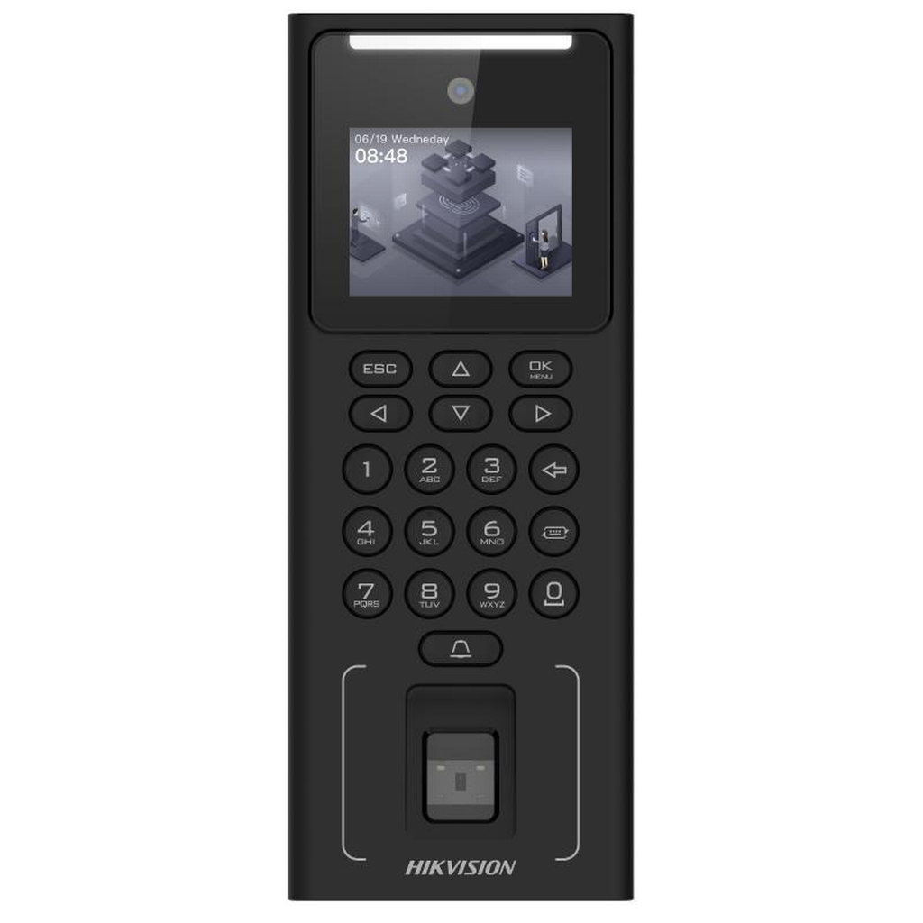Hikvision DS-K1T321MFWX Keypadli Yüz Tanıma / Parmak...