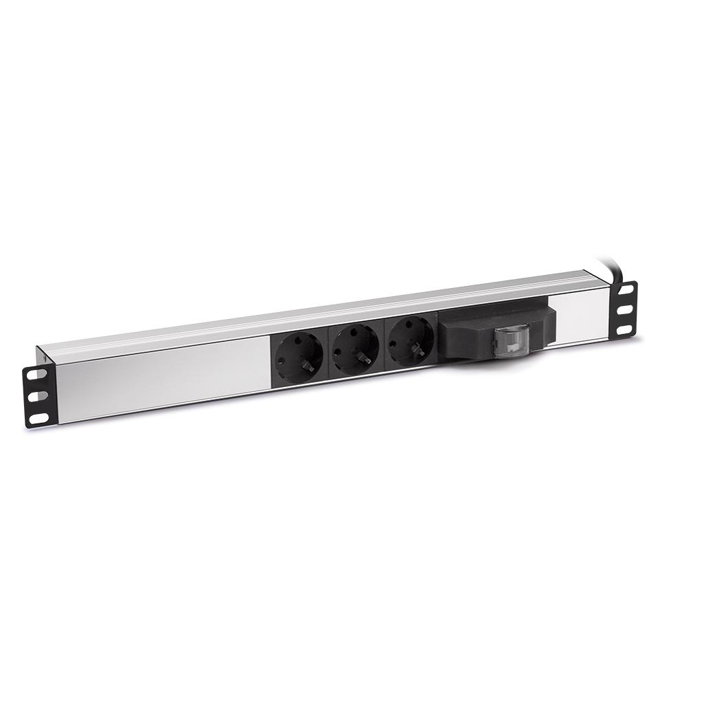 Formrack Sigortalı 3 Lü 19 Alüminyum Priz