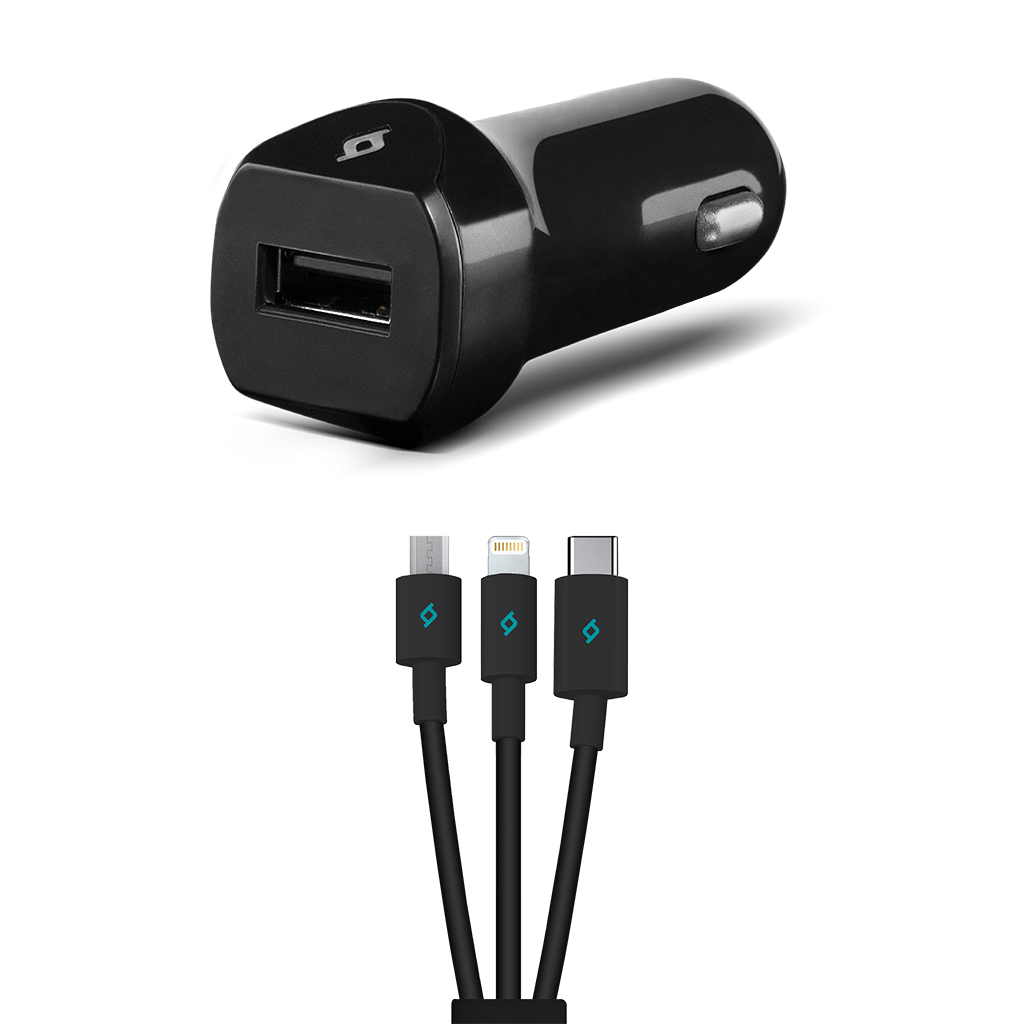 ttec SpeedCharger 2.1A Araç Şarj Aleti  Trio Kablolu...