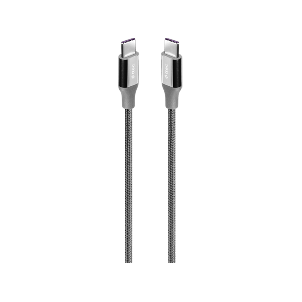 ttec AlumiCable USB-C - USB-C 150cm 100W PD/QC Hızlı...