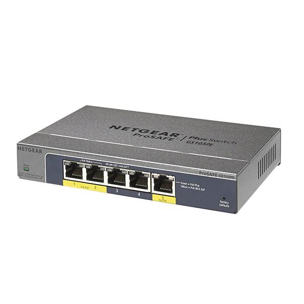NetGear GS105PE-10000S 5 Portlu 10/100/1000 Gigabit ...