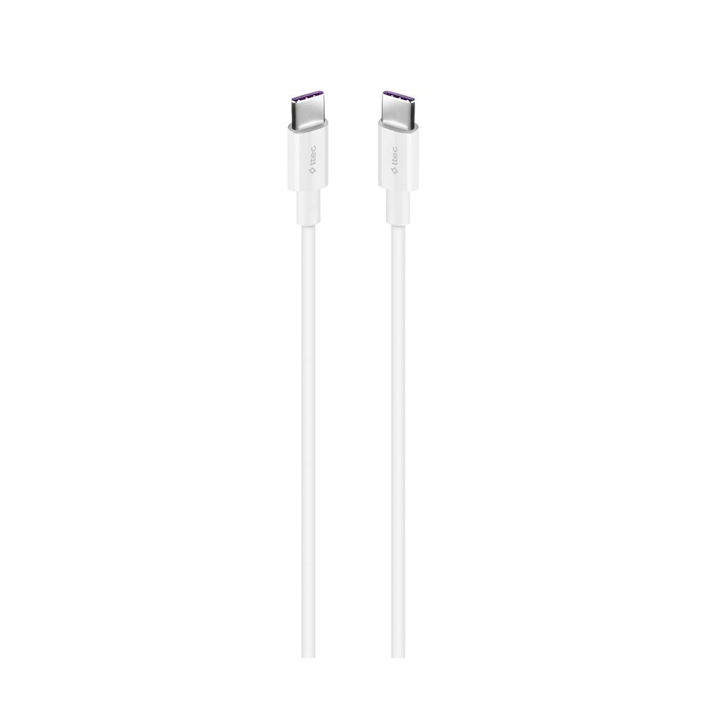 ttec USB-C - USB-C 200cm 60W PD/QC Hızlı Şarj/Data Kablos...
