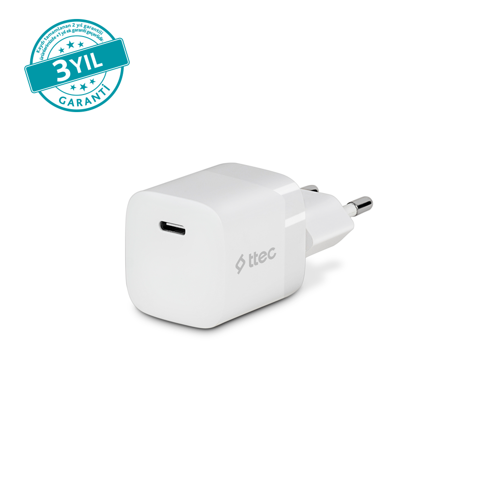 ttec SmartCharger GAN 30W PD USB-C Seyahat Hızlı Şar...