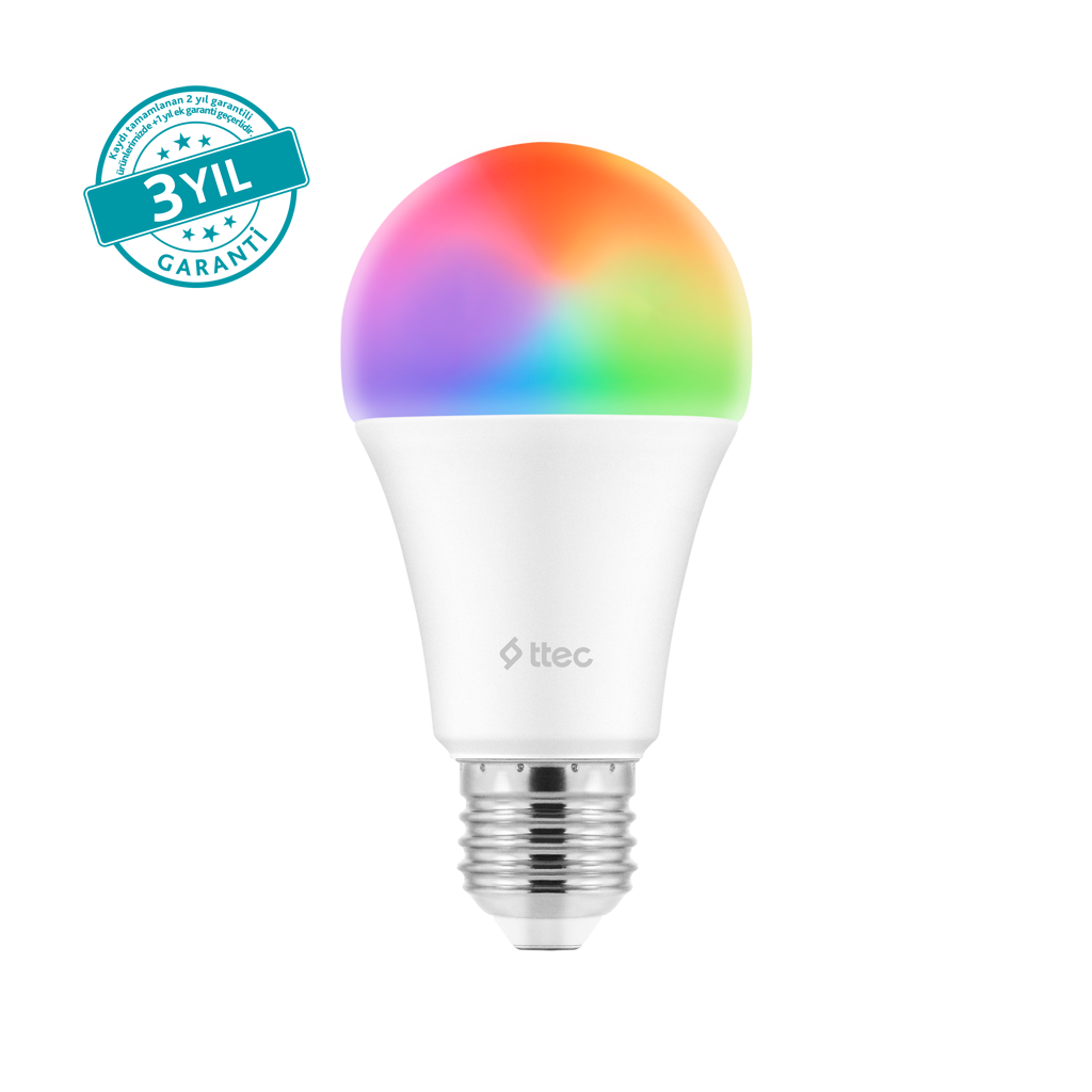 ttec Lumi Çok Renkli LED Wi-Fi Akıllı Ampul