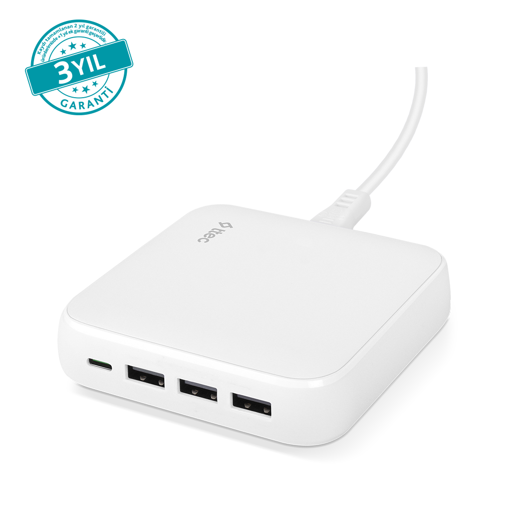 ttec SmartCharger Quattro GaN 65W PD Seyahat Hızlı Ş...