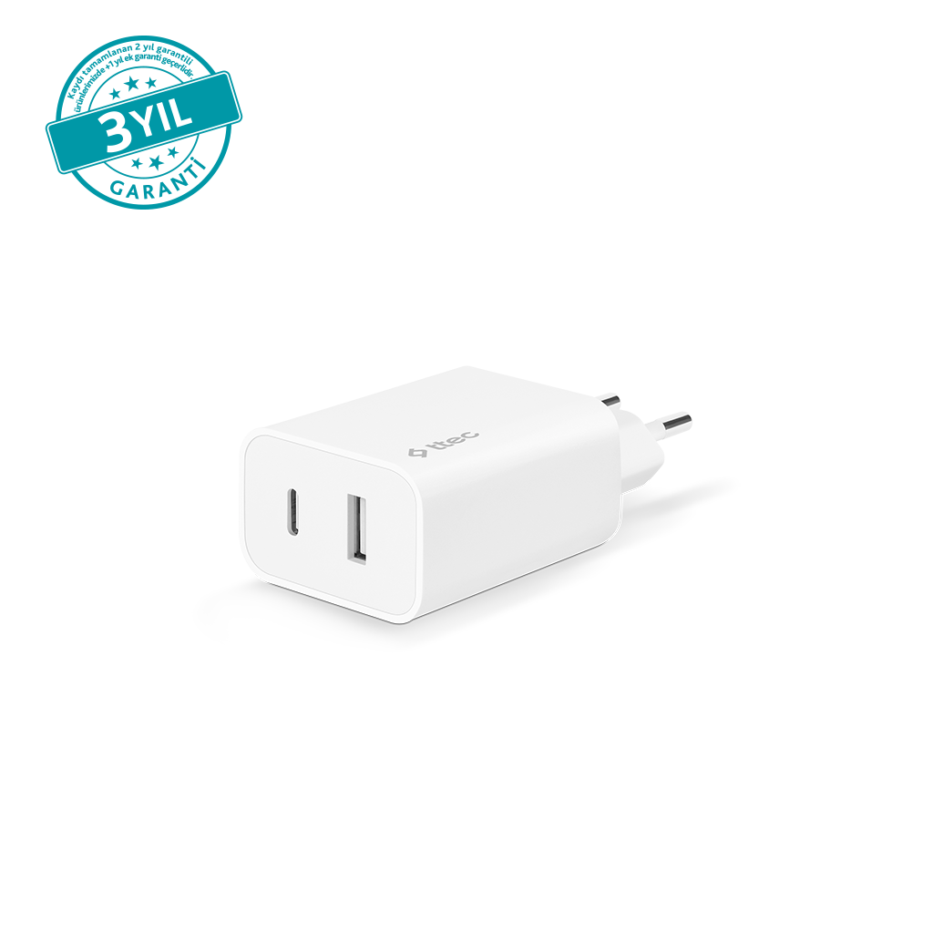 ttec SmartCharger Duo PD 32W Seyahat Hızlı Şarj Alet...