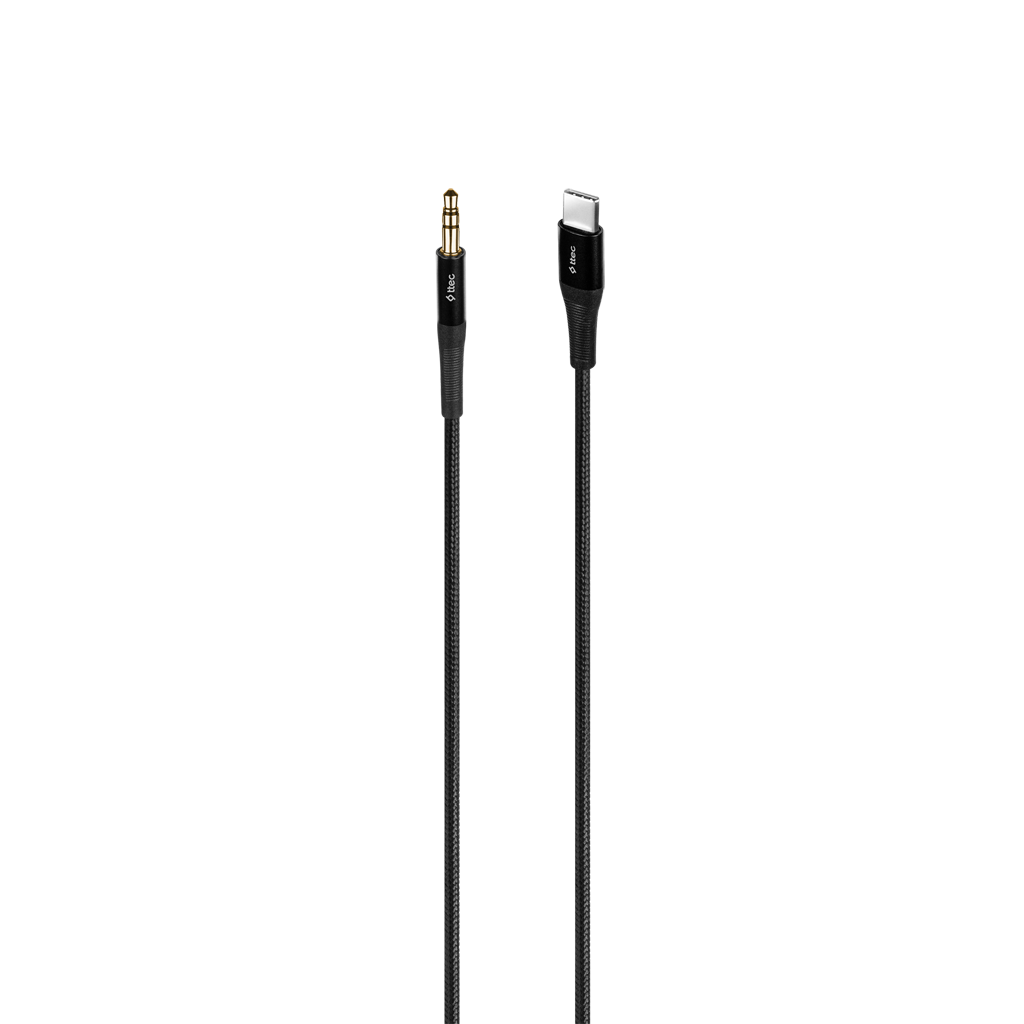 ttec Aux - USB-C Ses Kablosu 100cm Siyah