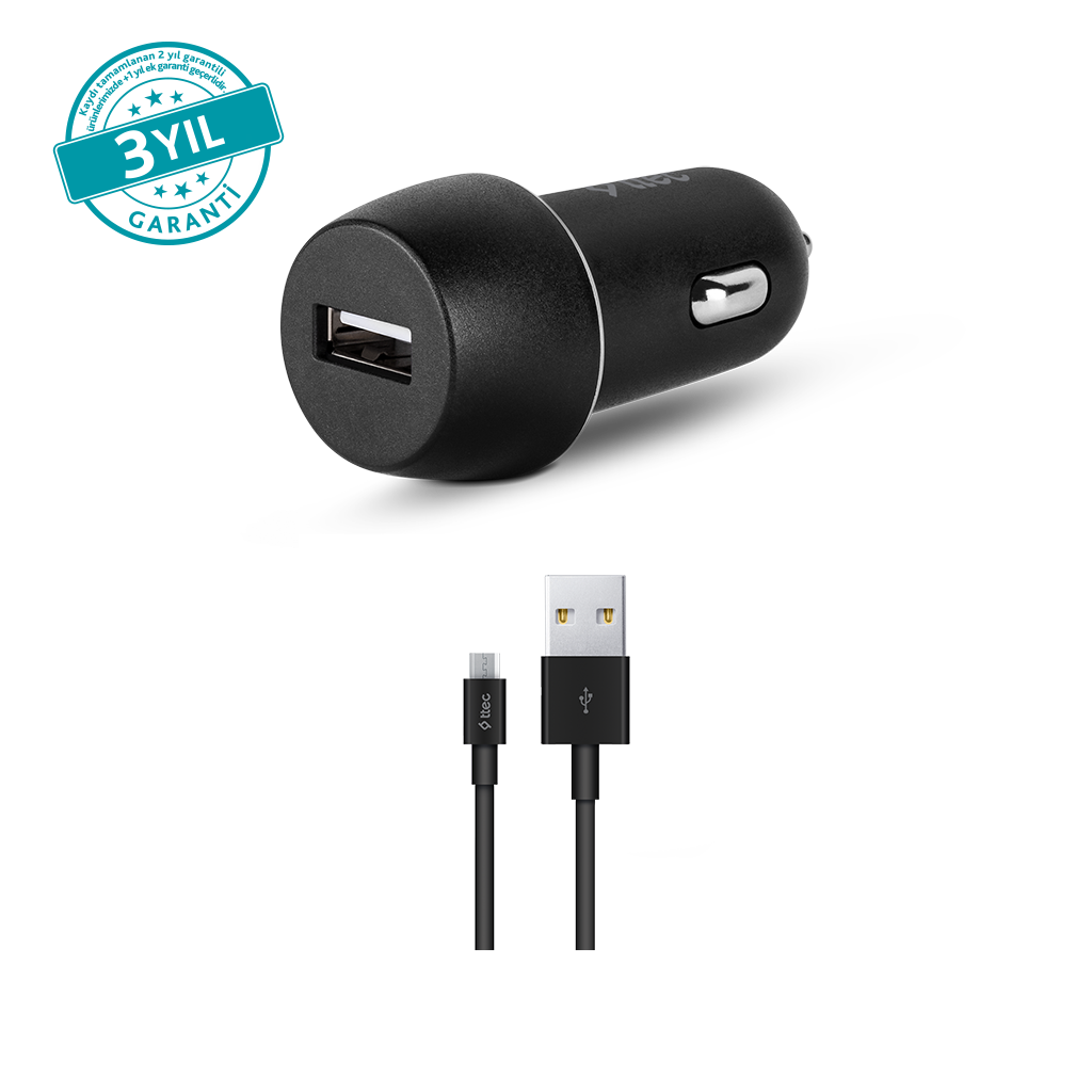 ttec SmartCharger 2.1A Araç Şarj Aleti  + Micro USB ...