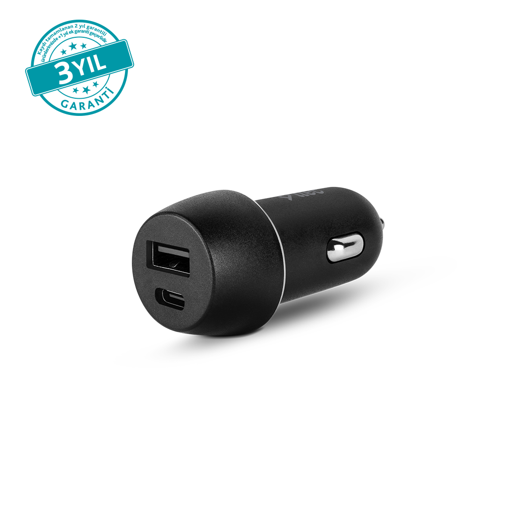 ttec SmartCharger Duo 3.1A Araç Şarj Aleti USB-C+USB...