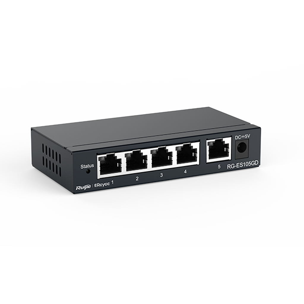 Reyee RG-ES105GD 5 Portlu, 10/100/1000 Gigabit, Tak ...