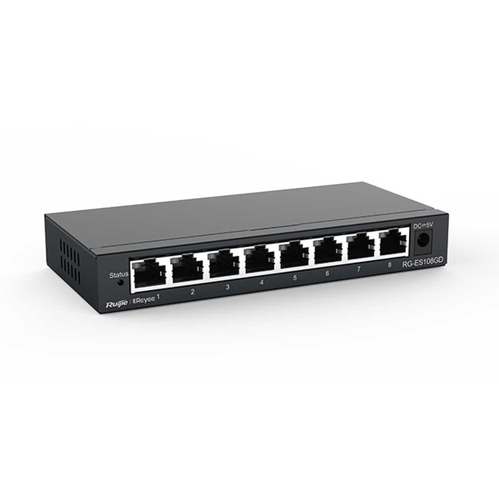 Reyee RG-ES108GD 8 Portlu, 10/100/1000 Gigabit, Tak ...